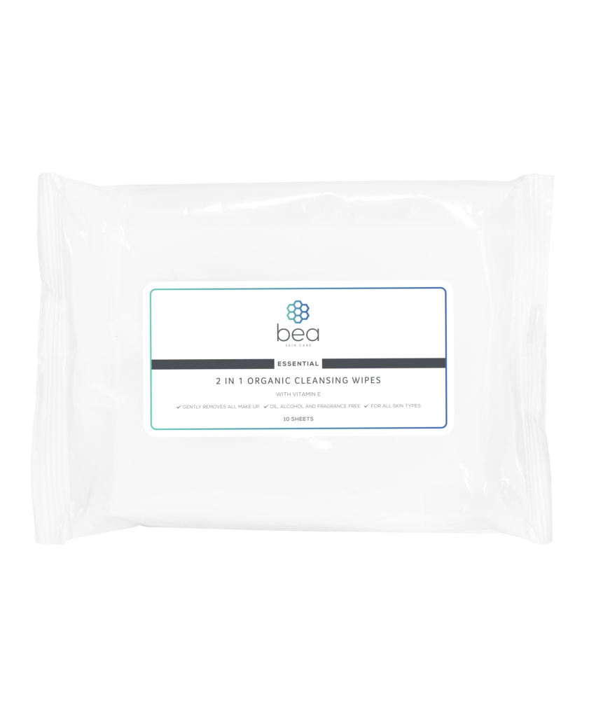 2 in 1 Organic Cleansing Wipes 10 sheets bea Skin Care