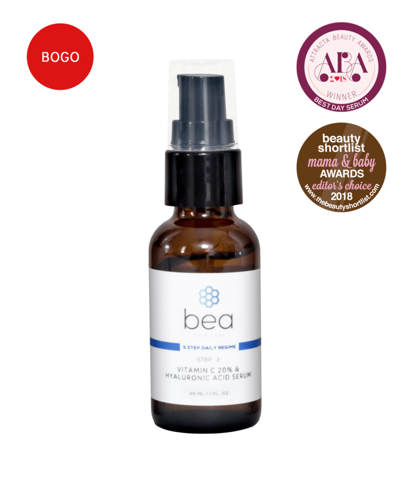 Step 3: Vitamin C 20% & Hyaluronic Acid Serum - 30ml